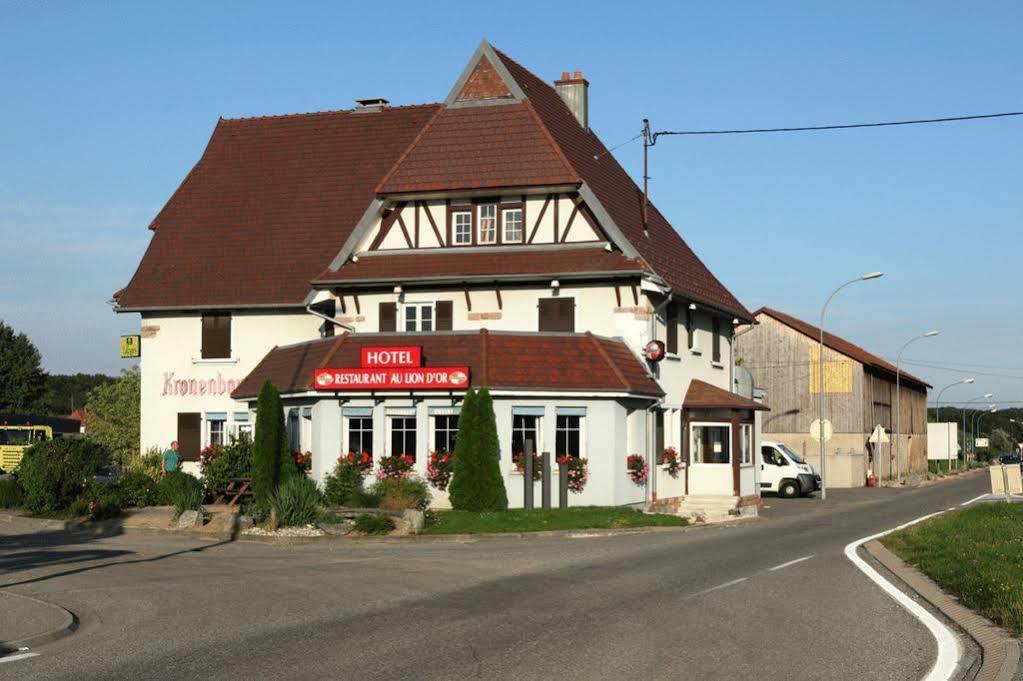 Hotel Restaurant Au Lion D'Or Burnhaupt-le-Haut Exteriör bild